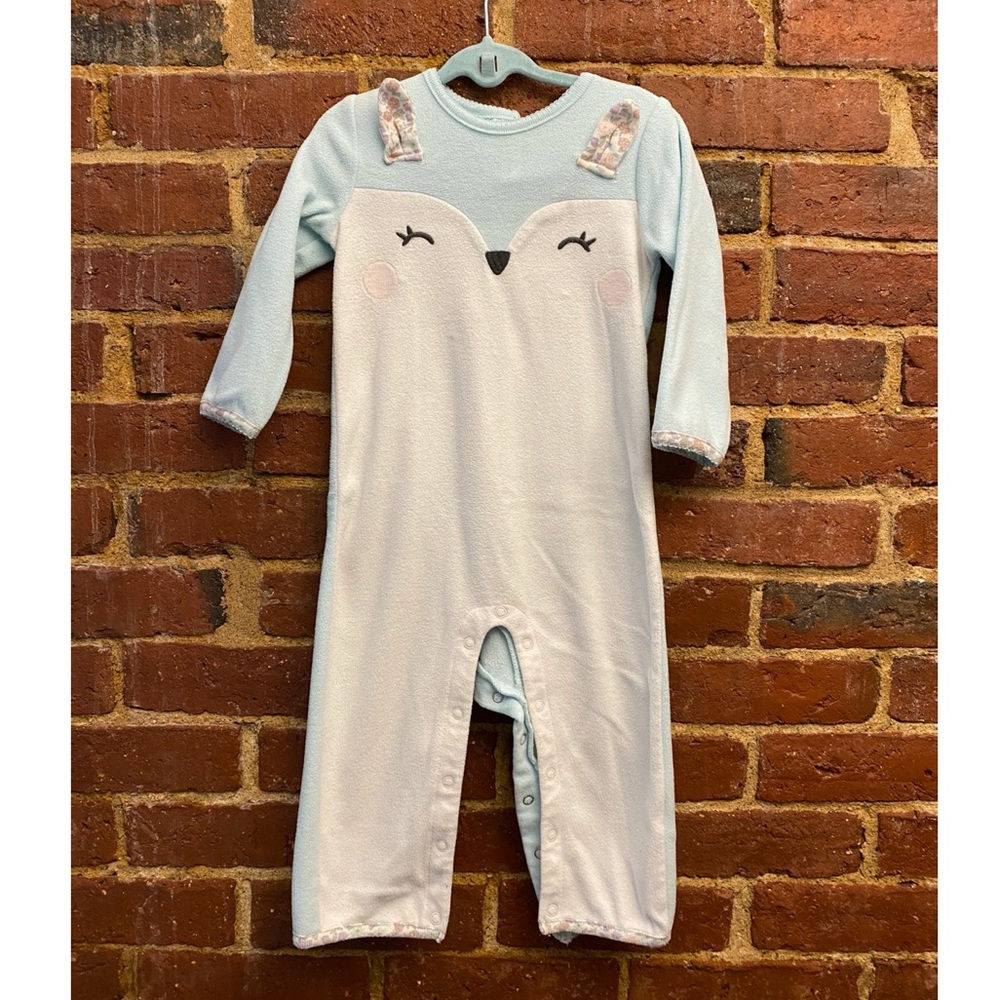 Carter’s fleece hooded jumpsuit 18m